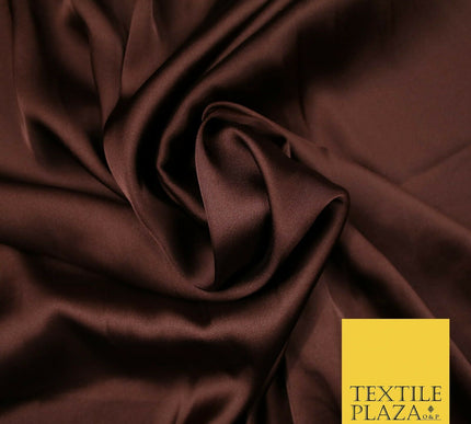 Fine Silky Soft Sateen Satin Georgette Dress Fabric Draping Lining - 45 COLOURS