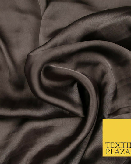 Fine Silky Soft Sateen Satin Georgette Dress Fabric Draping Lining - 45 COLOURS
