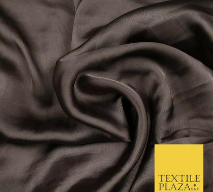 Fine Silky Soft Sateen Satin Georgette Dress Fabric Draping Lining - 45 COLOURS