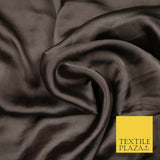 Fine Silky Soft Sateen Satin Georgette Dress Fabric Draping Lining - 45 COLOURS