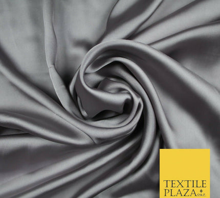 Fine Silky Soft Sateen Satin Georgette Dress Fabric Draping Lining - 45 COLOURS