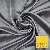 Fine Silky Soft Sateen Satin Georgette Dress Fabric Draping Lining - 45 COLOURS