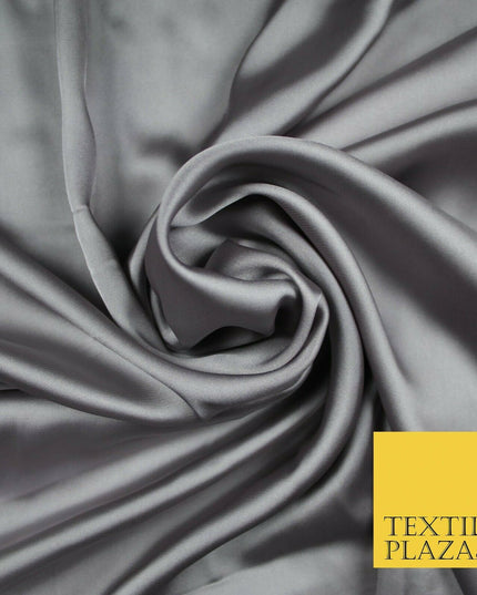 Fine Silky Soft Sateen Satin Georgette Dress Fabric Draping Lining - 45 COLOURS