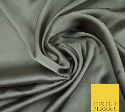 Fine Silky Soft Sateen Satin Georgette Dress Fabric Draping Lining - 45 COLOURS