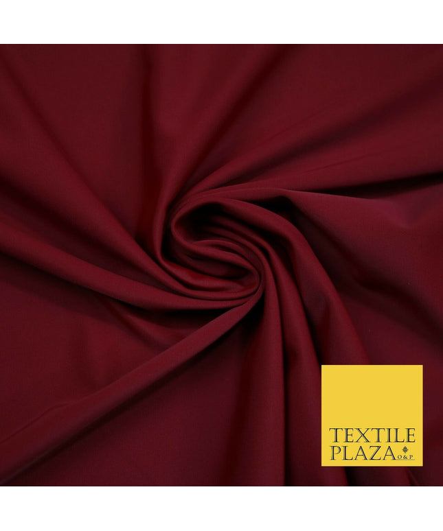 DEEP MAROON Premium SCUBA Dress Craft Fabric with Stretch Swimwear 58" 5312