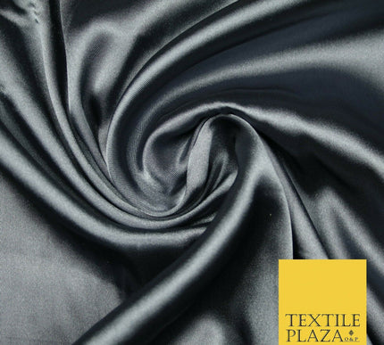 OVER 40 COLOURS - Fine Silky Soft Charmeuse Satin Dress Fabric Draping Lining