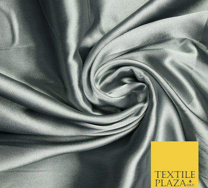 OVER 40 COLOURS - Fine Silky Soft Charmeuse Satin Dress Fabric Draping Lining