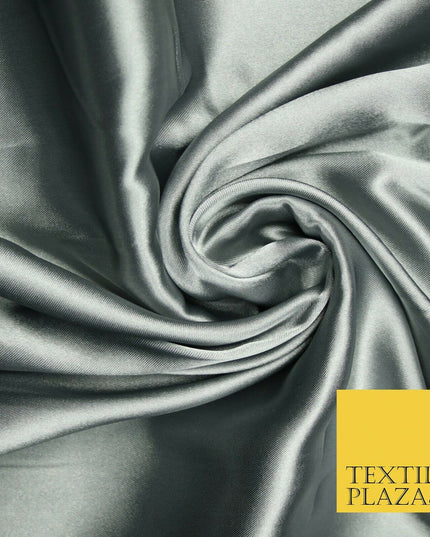 OVER 40 COLOURS - Fine Silky Soft Charmeuse Satin Dress Fabric Draping Lining
