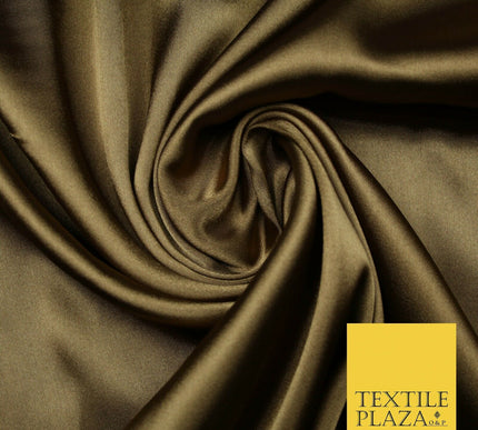 OVER 40 COLOURS - Fine Silky Soft Charmeuse Satin Dress Fabric Draping Lining