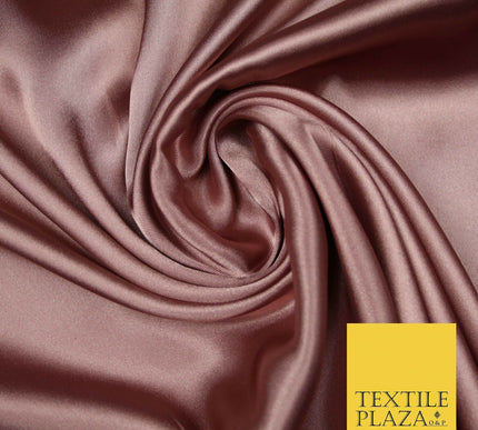 OVER 40 COLOURS - Fine Silky Soft Charmeuse Satin Dress Fabric Draping Lining