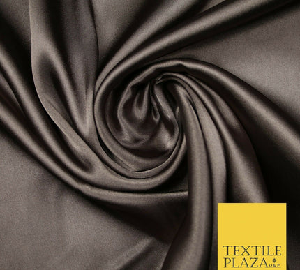 OVER 40 COLOURS - Fine Silky Soft Charmeuse Satin Dress Fabric Draping Lining