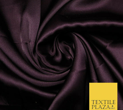 OVER 40 COLOURS - Fine Silky Soft Charmeuse Satin Dress Fabric Draping Lining