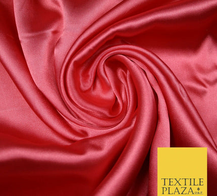 OVER 40 COLOURS - Fine Silky Soft Charmeuse Satin Dress Fabric Draping Lining