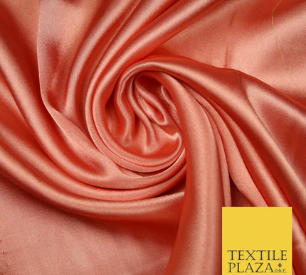 OVER 40 COLOURS - Fine Silky Soft Charmeuse Satin Dress Fabric Draping Lining