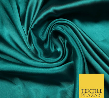 OVER 40 COLOURS - Fine Silky Soft Charmeuse Satin Dress Fabric Draping Lining