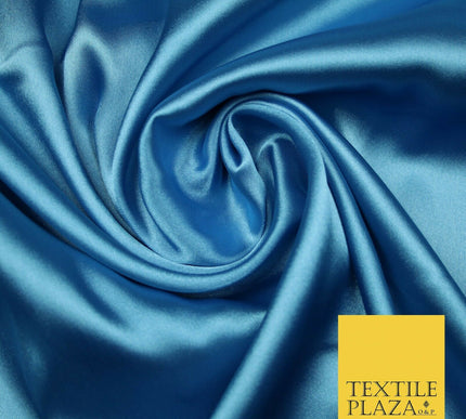 OVER 40 COLOURS - Fine Silky Soft Charmeuse Satin Dress Fabric Draping Lining