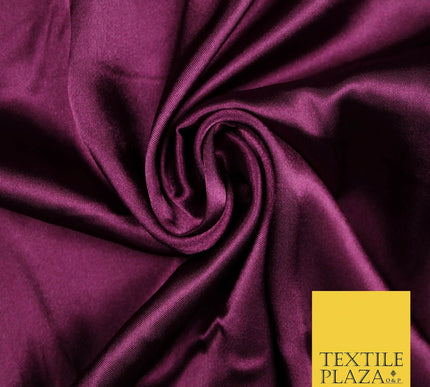 OVER 40 COLOURS - Fine Silky Soft Charmeuse Satin Dress Fabric Draping Lining