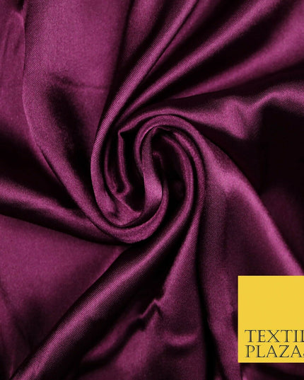 OVER 40 COLOURS - Fine Silky Soft Charmeuse Satin Dress Fabric Draping Lining
