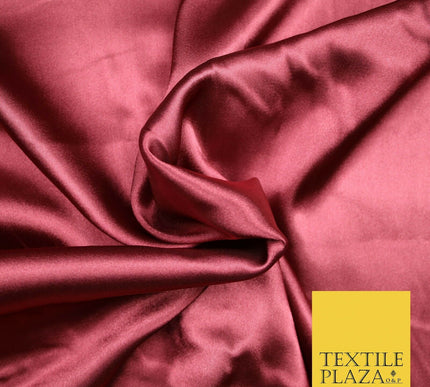 OVER 40 COLOURS - Fine Silky Soft Charmeuse Satin Dress Fabric Draping Lining