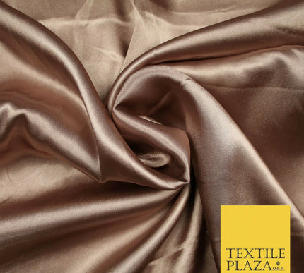 OVER 40 COLOURS - Fine Silky Soft Charmeuse Satin Dress Fabric Draping Lining