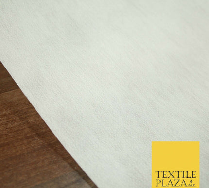 WHITE Premium 75cm Iron On Fusible MEDIUM WEIGHT Interfacing Buckram Fabric 5309