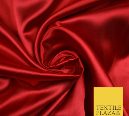 Premium Plain Silky ACETATE SATIN Dress Fabric Wedding Draping - 3 COLOURS 45"