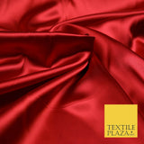 Premium Plain Silky ACETATE SATIN Dress Fabric Wedding Draping - 3 COLOURS 45"