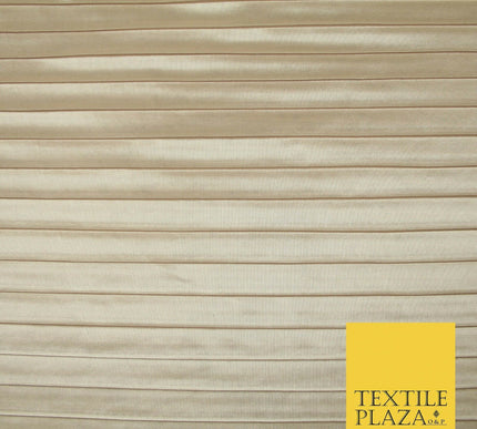 White Blush Pink 2cm Pleated Crinkle Stretch Silky Plisse Satin Fabric Dress 58"