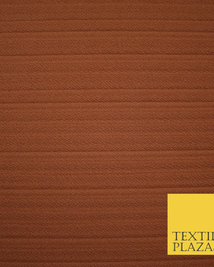 Textured Pleated Crushed Crinkle Textured Ribbed Stretch Jersey Fabric 5 COLOURS