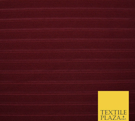 Textured Pleated Crushed Crinkle Textured Ribbed Stretch Jersey Fabric 5 COLOURS