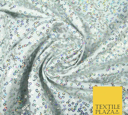 Luxury Sequin Dancewear Spandex Lycra Dress Fabric Stretch Costume 10 COLOURS