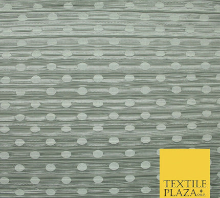1cm White Spotted Printed Pleated Plisse Satin Stretch Fabric 58" 4 COLOURS