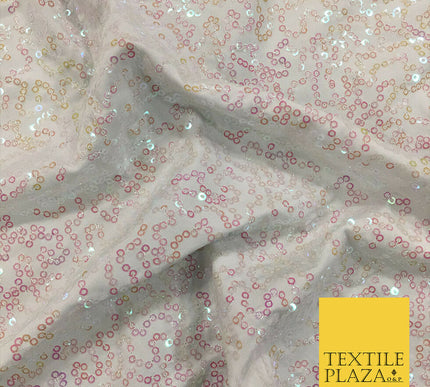 Luxury Sequin Dancewear Spandex Lycra Dress Fabric Stretch Costume 10 COLOURS