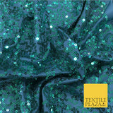 Luxury Sequin Dancewear Spandex Lycra Dress Fabric Stretch Costume 12 COLOURS