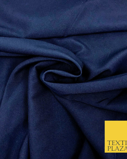 18 COLOURS Premium Plain Coloured Bi Stretch Panama Polyester Suiting Fabric 58"