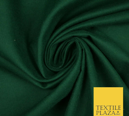 Plain Coloured Winceyette Soft 100% Brushed Cotton Fabric Flannel 110cm Wide