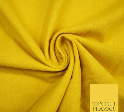 Plain Coloured Winceyette Soft 100% Brushed Cotton Fabric Flannel 110cm Wide
