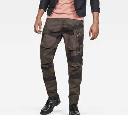 Green Oversized Wave Camouflage Cotton Fine Canvas Fabric Army Military Camo 59"