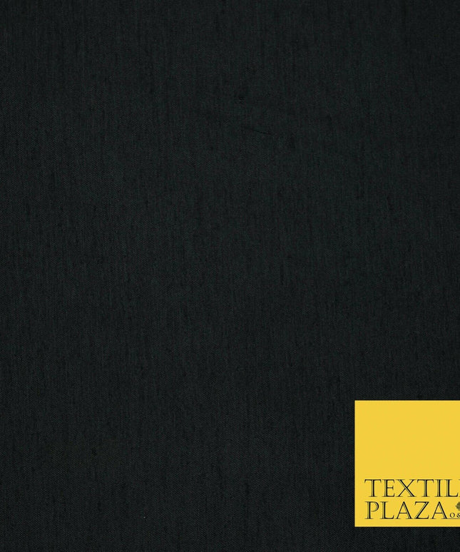 Luxury Plain Satin Backed Faux Raw Silk Dupion Shantung Fabric Material Dyed 44"