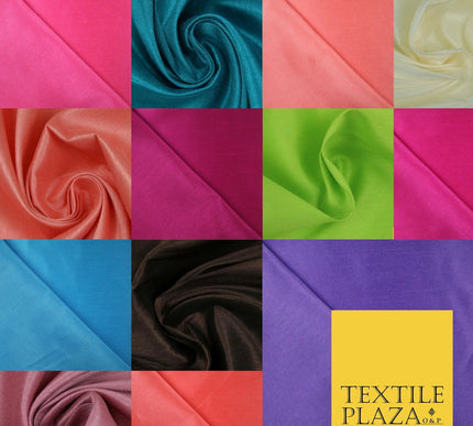 Plain Dyed Faux Dupion Raw Silk Matte Shantung 100% Polyester Fabric Material58"