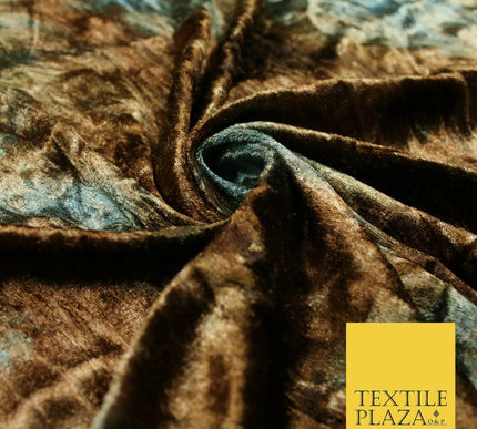 6 COLOURS Premium Tie Dye Printed Soft Stretch Velvet Velour Dress Fabric Craft