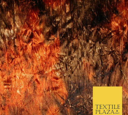 6 COLOURS Premium Tie Dye Printed Soft Stretch Velvet Velour Dress Fabric Craft