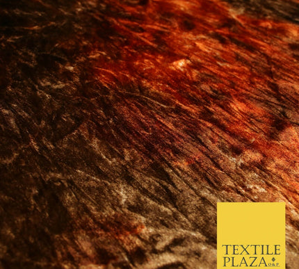 6 COLOURS Premium Tie Dye Printed Soft Stretch Velvet Velour Dress Fabric Craft