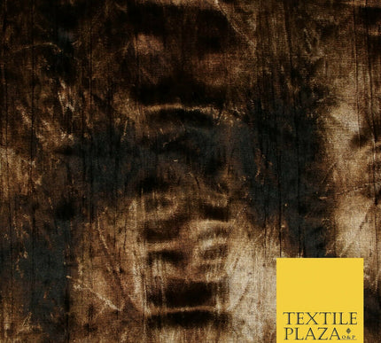 6 COLOURS Premium Tie Dye Printed Soft Stretch Velvet Velour Dress Fabric Craft