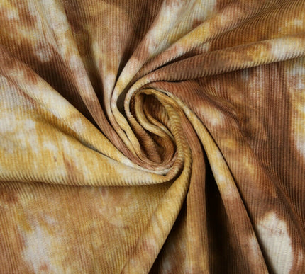 Tie Dye Premium Printed Needlecord Babycord Cord Corduroy Upholstery Fabric 5937