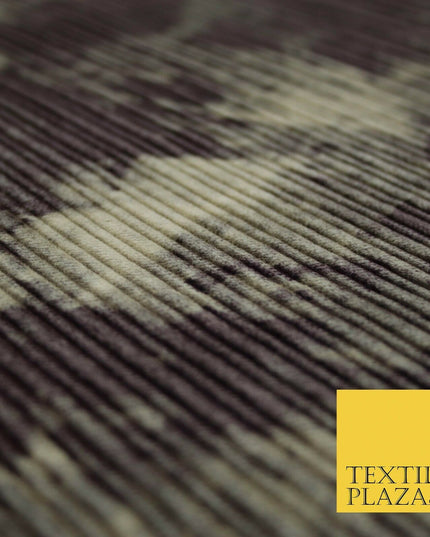 Tie Dye Premium Printed Jumbo Cord Corduroy Upholstery Velvet Chenile Fabric