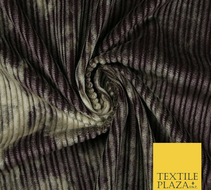 Tie Dye Premium Printed Jumbo Cord Corduroy Upholstery Velvet Chenile Fabric