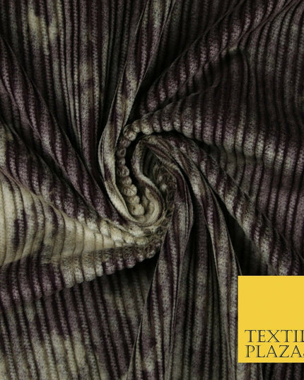 Tie Dye Premium Printed Jumbo Cord Corduroy Upholstery Velvet Chenile Fabric