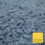 Stone Pink Mint Premium Soft Furry Shaggy Fur Fleece Fabric Material Sherpa 60"