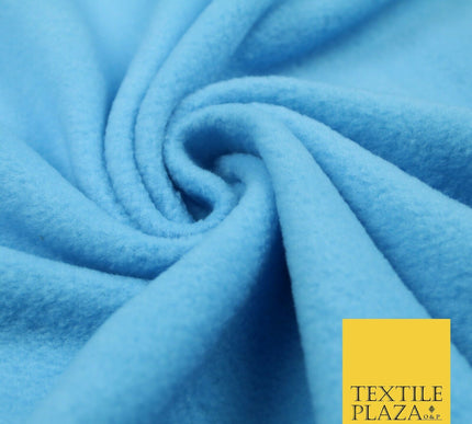 Plain BABY BLUE Premium Antipill Soft Polar Fleece Baby Kids Blanket 150cm 6014